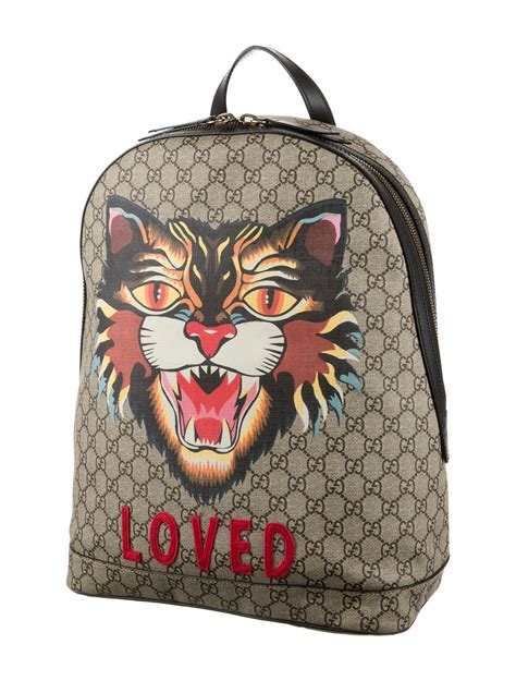 gucci angry cat backpack|gucci angry cat resale.